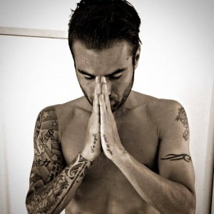 Adrian Mutu se roaga Domnului Iisus Hristos