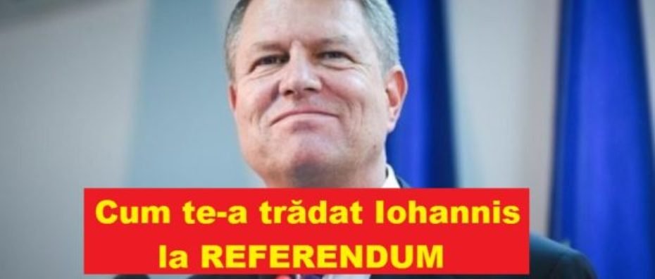 CUM A TRADAT KLAUS IOHANNIS POPORUL ROMAN LA REFERENDUMUL PENTRU DEFINIREA CLARA A CASATORIEI IN CONSTITUTIE CUM A TRADAT KLAUS IOHANNIS POPORUL ROMAN LA REFERENDUMUL PENTRU DEFINIREA CLARA A CASATORIEI IN CONSTITUTIE