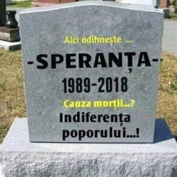 ROMANIA A MURIT MORAL SI SPIRITUAL IN 2018 DIN CAUZA INDIFERENTEI, PROSTIEI SI NECREDINTEI POPORULUI