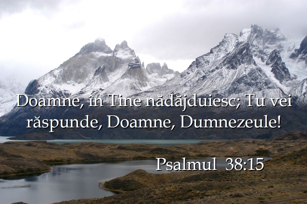 DOAMNE, IN TINE NADAJDUIESC PENTRU CA STIU CA VEI RASPUNDE!