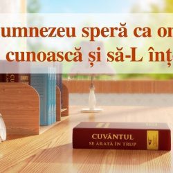 DUMNEZEU SPERA CA OMUL SA-L CUNOASCA SI SA-L INTELEAGA