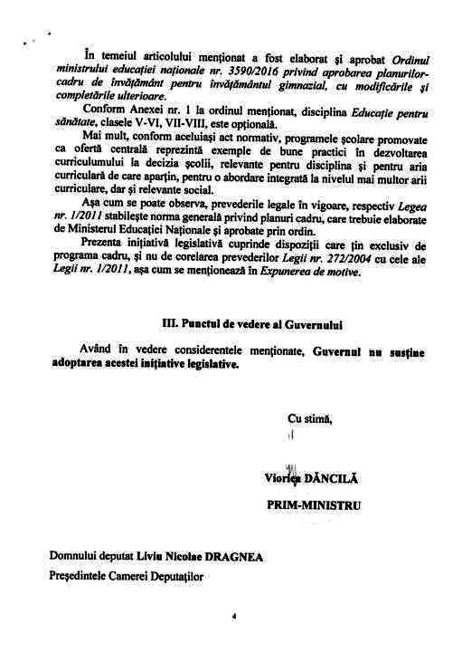EDUCATIA SEXUALA IN SCOLI RESPINSA DE GUVERNUL VIORICA DANCILA IN MARTIE 2019 - PAGINA IV EDUCATIA SEXUALA IN SCOLI RESPINSA DE GUVERNUL VIORICA DANCILA IN MARTIE 2019 - PAGINA IV