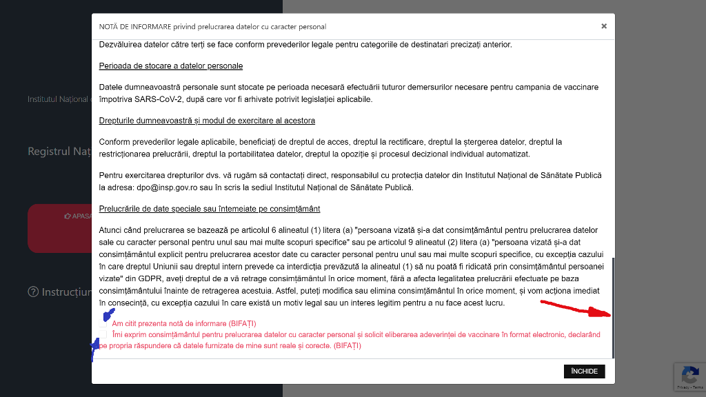 NOTA DE INFORMARE PRIVIND PRELUCRAREA DATELOR CU CARACTER PERSONAL - PAGINA WEB DERULATA