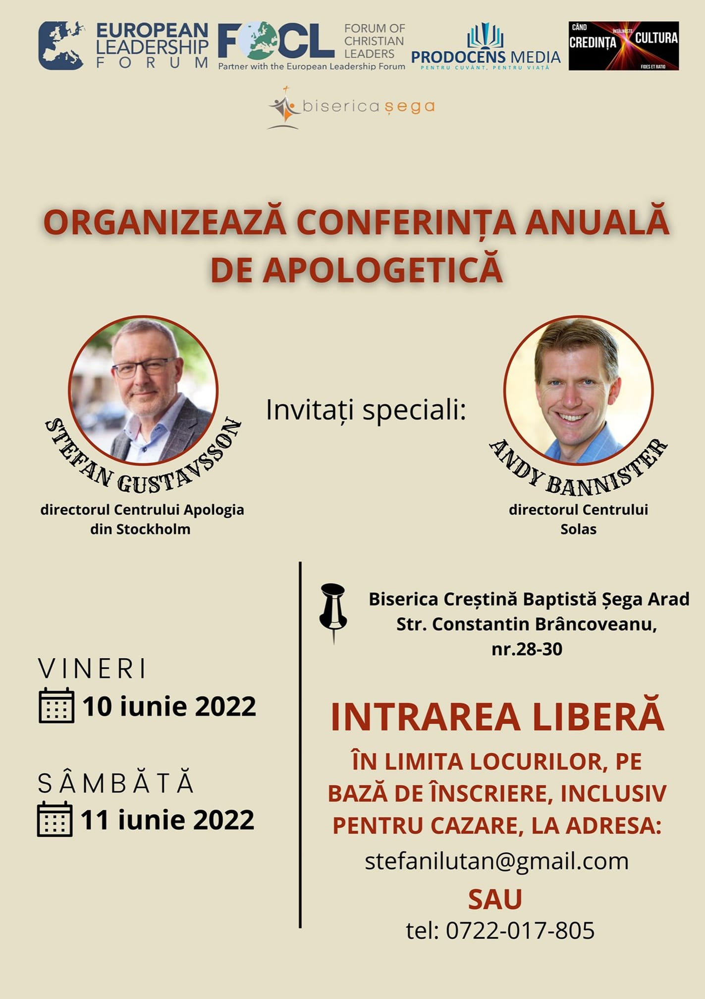 CONFERINTA ANUALA DE APOLOGETICA 2022